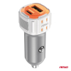 Ładowarka samochodowa USB-A+ USB-C 20W AMIO-03882-78043