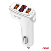 Ładowarka samochodowa 2x USB-A + woltomierz 3.1A A-78079