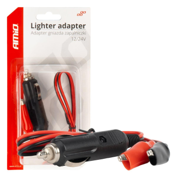 Adapter gniazda zapalniczki z wyjściem na krokodyl