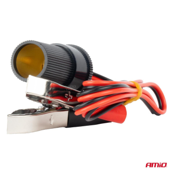 Adapter gniazda zapalniczki z wyjściem na krokodyl-78263