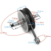 Wał korbowy Jawa 50-7843