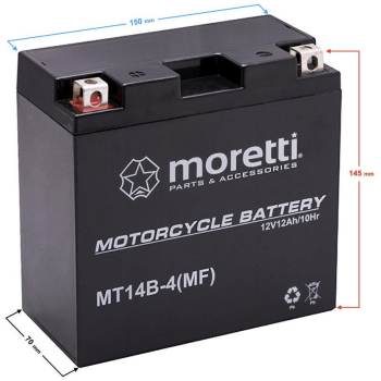 Akumulator Moretti AGM (Gel) MT14B-7919