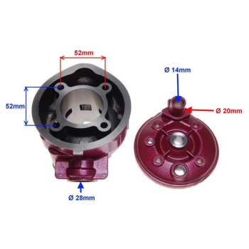 CYLINDER DO APRILIA AM6 AM345-90 MINARELLI 90 WODA-80312