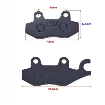 KLOCKI HAMULCA KPL (ZAMIENNIK W CSC4105) ECE R90-80391