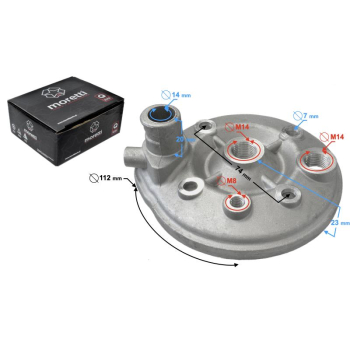 Głowica Moretti do motoroweru 2T 90cc AM6-81206
