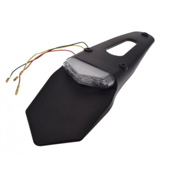 LAMPA TYŁ LED Z BŁOTNIKIEM BIAŁY KLOSZ CN-81390