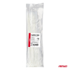 Opaski zaciskowe białe 4.8×350mm 100 szt. AMIO-043-82470