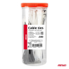 Opaski zaciskowe plastikowe wielokolorowe zestaw 5-82491