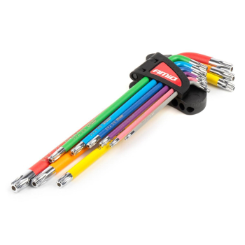 Klucze TORX extra długie zestaw imbusy zestaw 9 sz
