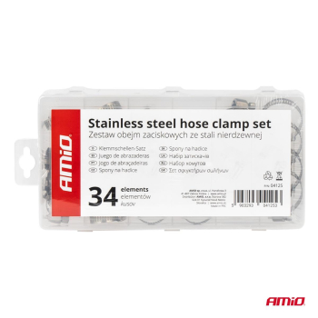 Zestaw opasek zaciskowych ślimakowych opaski zacis-82596
