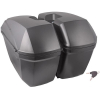 Kufry boczne Moretti, MR-B66, 23L, Czarne, Czerwon