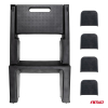 Taboret drabinkowy składany 51,5cm 150kg AMIO-0426-83079