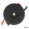 Kable pomiarowe krokodylki zwijane 2x9m AMIO-04275-83106
