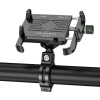 Uchwyt motocyklowy R10-metal USB QC czarny-83409