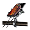 Uchwyt motocyklowy R10-metal USB QC sreb-83420