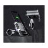 Uchwyt motocyklowy R10-metal USB QC sreb-83424