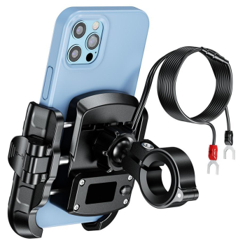 Uchwyt motocyklowy z ładowaniem R9-Clip-PD-83629
