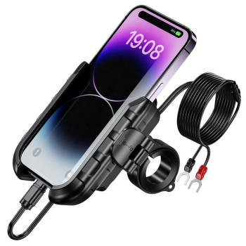 Uchwyt motocyklowy z ładowaniem R9-Clip-PD-83631