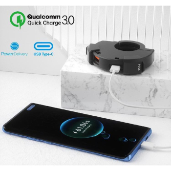 Motocyklowe gniazdo  USB Typ-C + USB 48W MUS51 Pow-83684