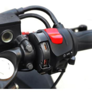 Motocyklowe gniazdo  USB Typ-C + USB 48W MUS51 Pow-83687