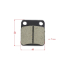 KLOCKI HAMULCOWE QUANTUM ROMET BASHAN ATV YAMAHA-84858
