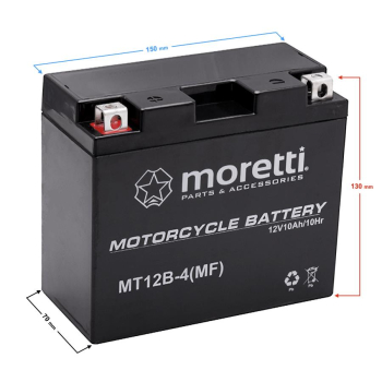 Akumulator Moretti AGM (Gel) MT12B