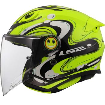 KASK LS2 OF622 FUNNY II GLUP H-VIS YELLOW M