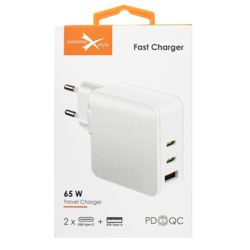 Ład sie 2 x USB C+ USB -65W - TC65CCU-85896