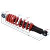 Amortyzator ATV 110 27cm/ 7mm
