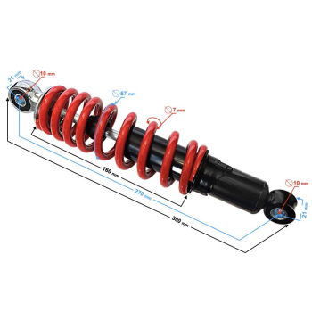 Amortyzator ATV 110 27cm/ 7mm