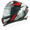 KASK MOTOCYKLOWY F31/F/XL czerwony blenda+pinlock-86392