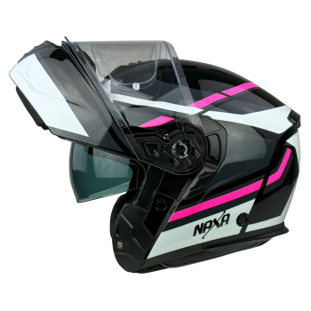 KASK MOTOCYKLOWY FO7/F/L blenda+pinlock róż-86334