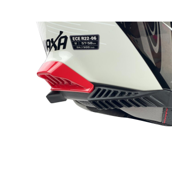 KASK MOTOCYKLOWY F31/F/XL czerwony blenda+pinlock-86394