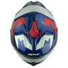 KASK MOTOCYKLOWY F31/G/XL niebieski blenda+pinlock-86455