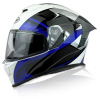 KASK MOTOCYKLOWY F33/F/XXL  z blendą niebieski