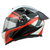 KASK MOTOCYKLOWY F33/G/S  z blendą pomarańczowy-86665