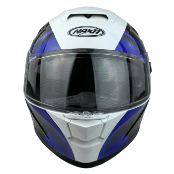 KASK MOTOCYKLOWY F33/F/XL  z blendą niebieski-86644