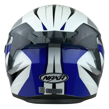 KASK MOTOCYKLOWY F33/F/XL  z blendą niebieski-86648