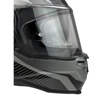 KASK MOTOCYKLOWY F32/G/XL blenda+pinlock szary-86863