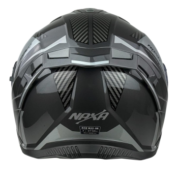 KASK MOTOCYKLOWY F32/G/XL blenda+pinlock szary-86867