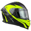 KASK MOTOCYKLOWY F32/J/XL blenda+pinlock żółty flu-86982