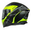 KASK MOTOCYKLOWY F32/J/XXL blenda+pinlock żółty fl-86990