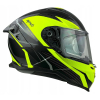 KASK MOTOCYKLOWY F32/J/XXL blenda+pinlock żółty fl-86994