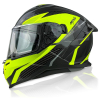 KASK MOTOCYKLOWY F32/J/XXL blenda+pinlock żółty fl