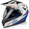 KASK MOTOCYKLOWY CO3/O/XXL biało niebieski