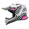 KASK MOTOCYKLOWY C11/F/YXL junior różowy połysk-87187