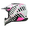 KASK MOTOCYKLOWY C11/F/YXL junior różowy połysk-87188