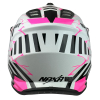 KASK MOTOCYKLOWY C11/F/YXL junior różowy połysk-87189