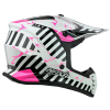 KASK MOTOCYKLOWY C11/F/YXL junior różowy połysk-87191