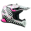 KASK MOTOCYKLOWY C11/F/YXL junior różowy połysk-87193